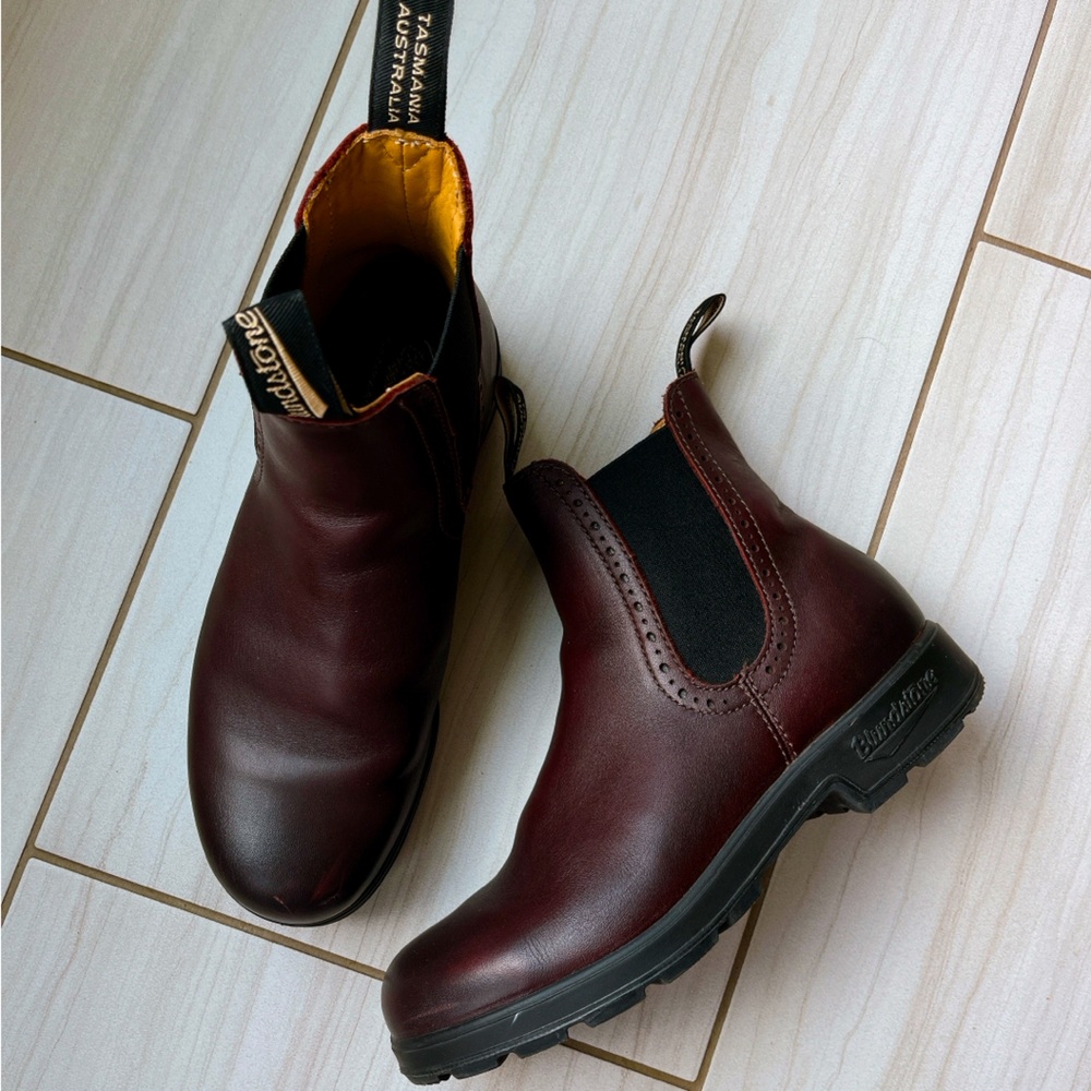 Blundstone Original 1352 High Top Shiraz Leather Chelsea Boots